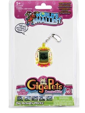 Top Secret GigaPets StarCat Virtual Pet - Gold and Purple 90’s video game!!